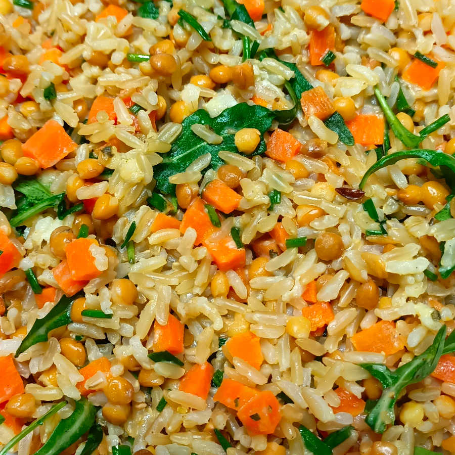 Quick Rice and Lentil Salad My Diet Meal Plan